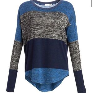 Rag & Bone Hudson Stripe Long Sleeve Knit Top Size XS $165.00